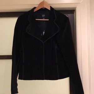 Tuxedo style crop jacket NWT